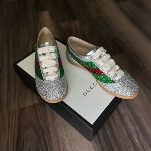 GUCCI Falacer glitter trainers